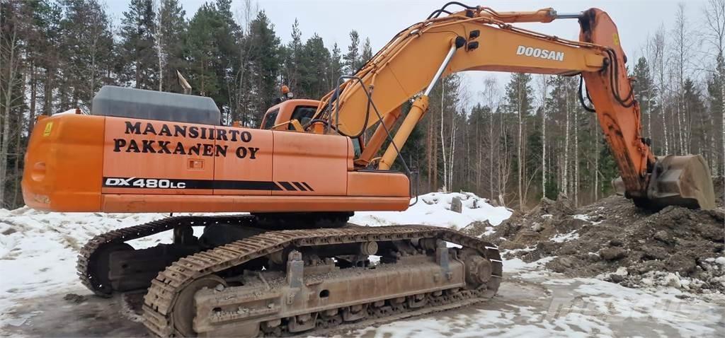 Doosan DX 480 LC Excavadoras sobre orugas