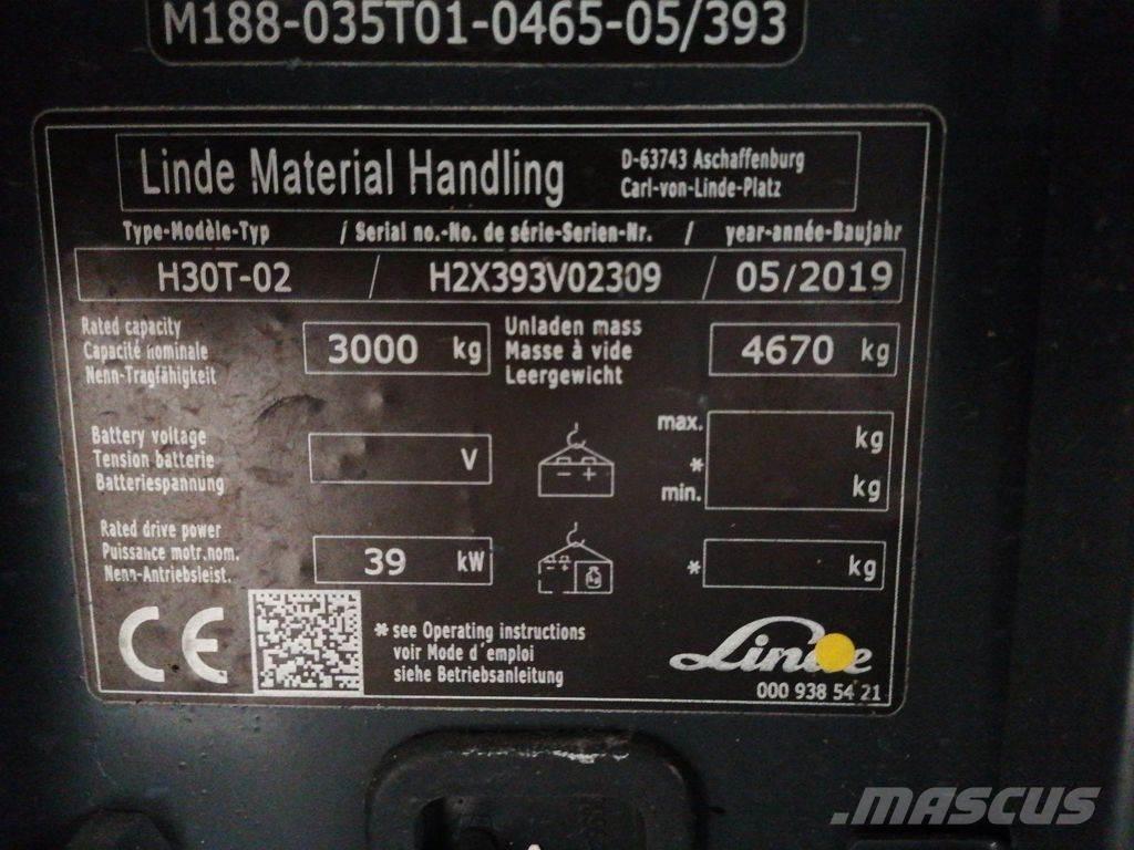 Linde H30T-02 Camiones LPG