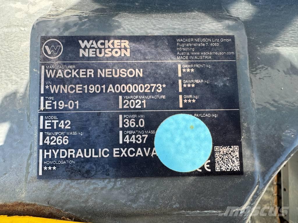 Wacker Neuson ET42 Excavadoras sobre orugas
