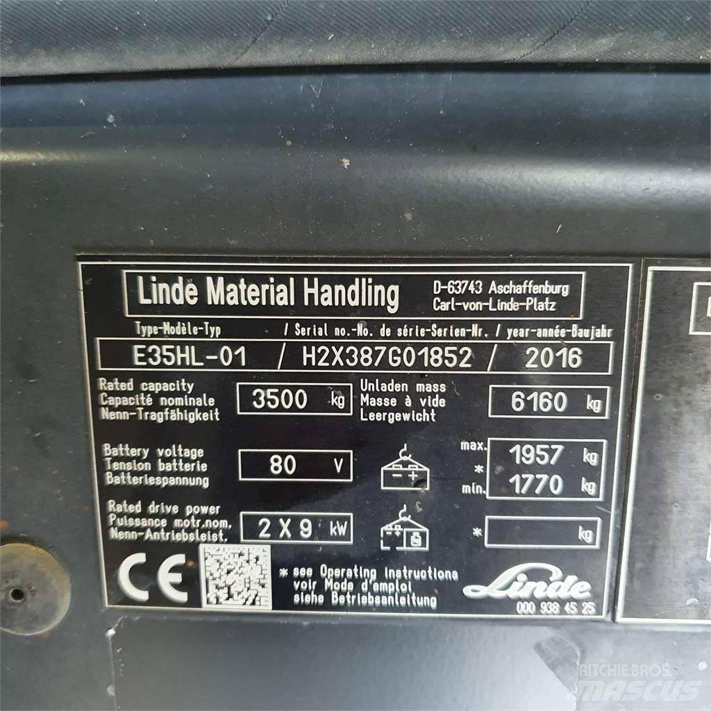 Linde E35HL Carretillas de horquilla eléctrica