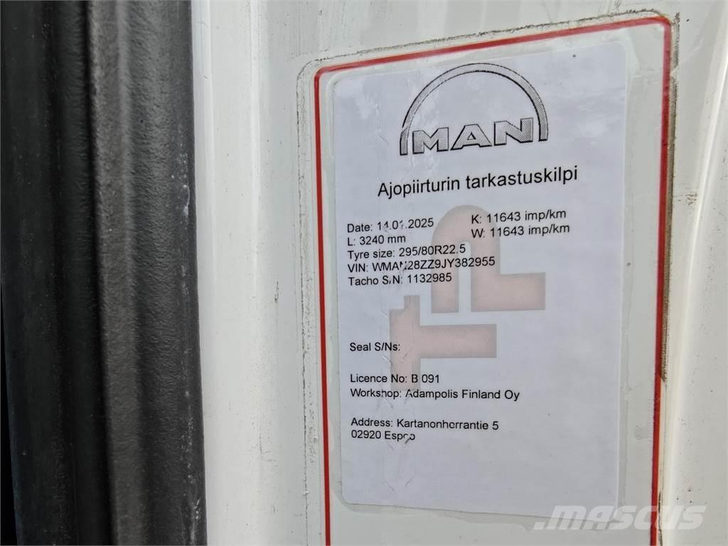 MAN TGM 18.290 Camiones con caja de remolque