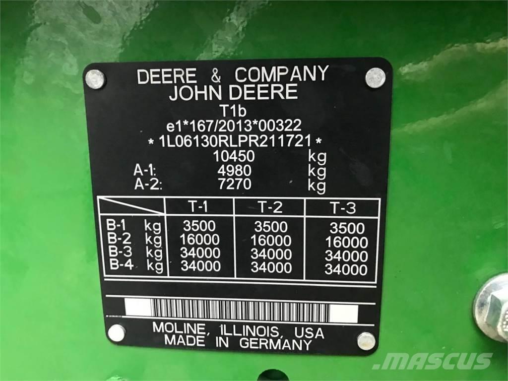 John Deere 6R 130 Tractores