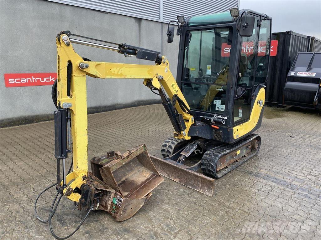 Yanmar SV18 Excavadoras de ruedas