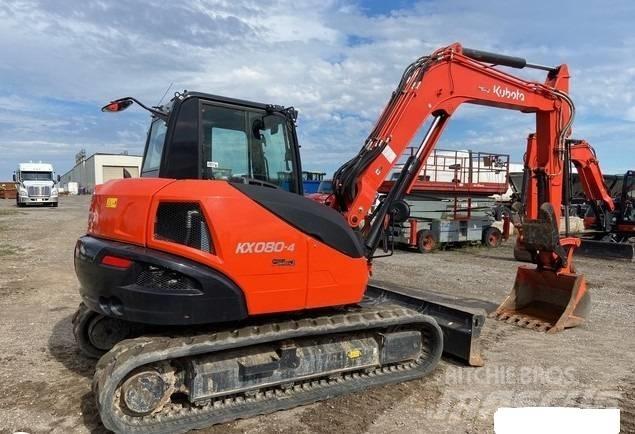 Kubota KX080-4S2 Excavadoras sobre orugas