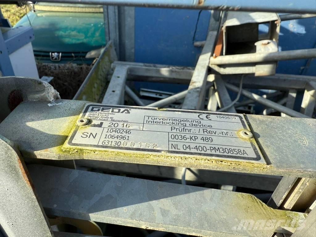 Geda 1200 Z ZP Plataformas con jaula de elevación