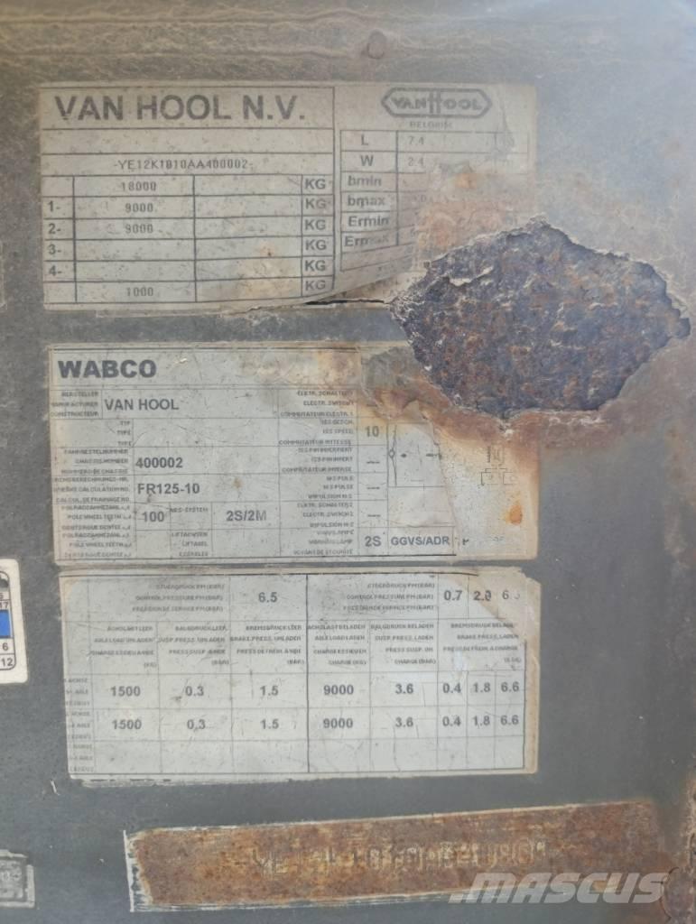 Van Hool Tandem Remolques portacontenedores