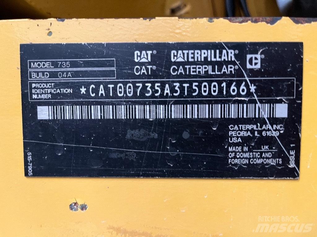 CAT 735 Camiones articulados