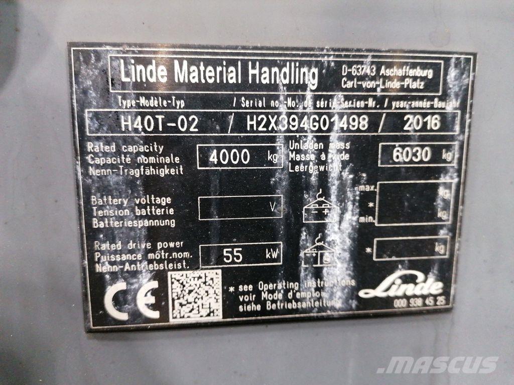 Linde H40T-02 Camiones LPG