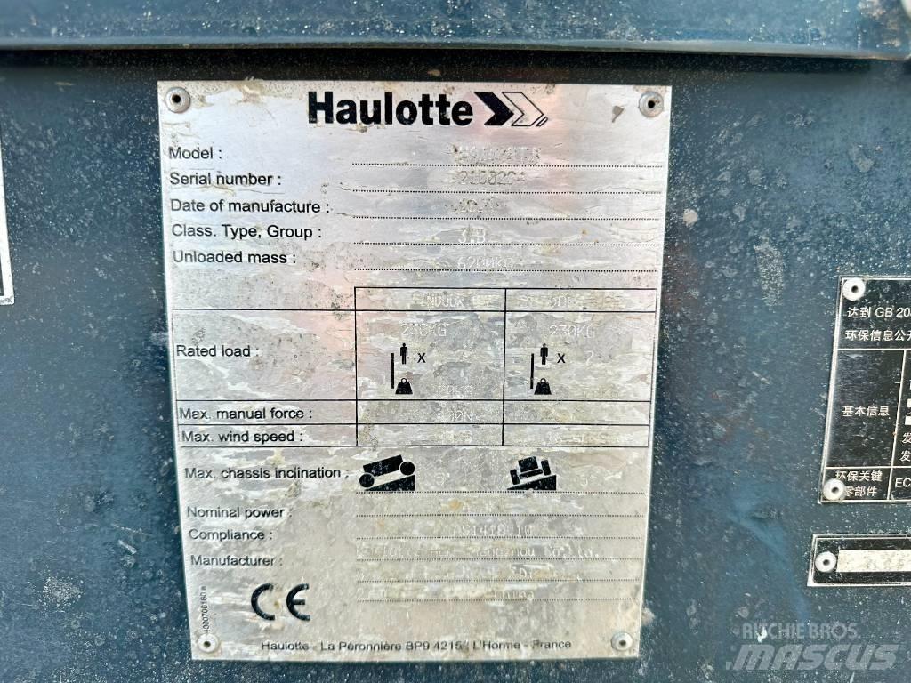 Haulotte HA16RTJ Plataformas con brazo de elevación manual