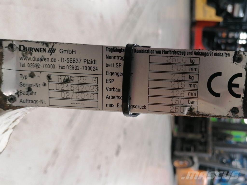 Durwen RZV 25 G. Horquillas