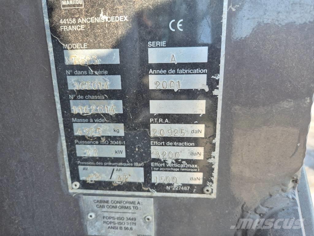 Manitou MT 523 Carretillas telescópicas