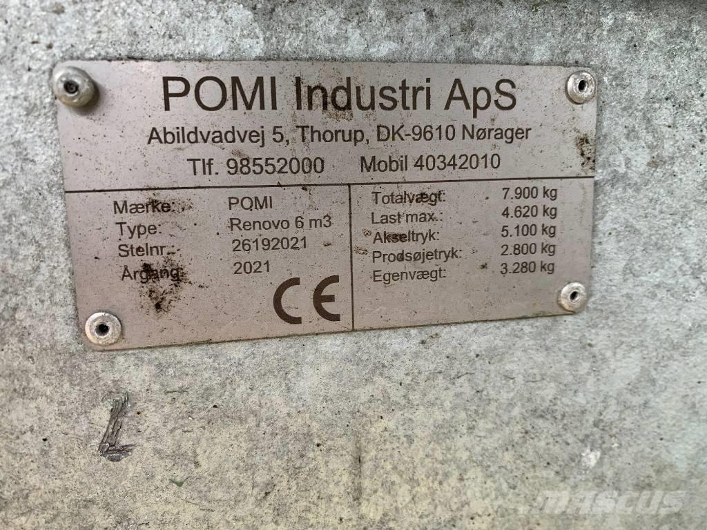 Pomi Renovo 6 m3 Compresores para residuos