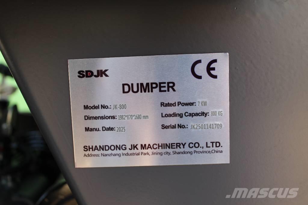  SDJK JK A800 Camiones de volteo rigidos