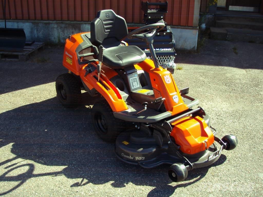 Husqvarna R 214 TC Tractores corta-césped