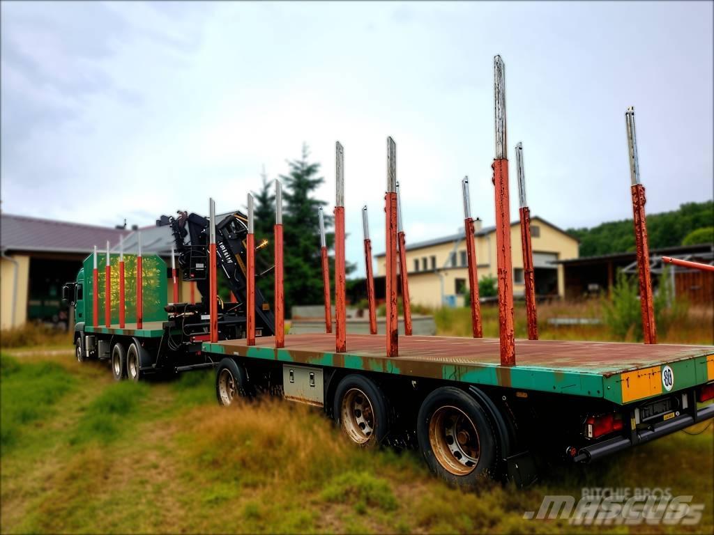 MAN TGA 33.430 Transportes de madera