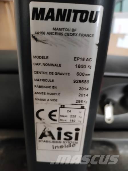 Manitou EP18 Apiladoras eléctricos