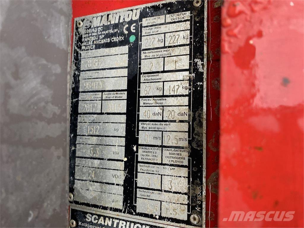 Manitou 78SEC Plataformas tijera