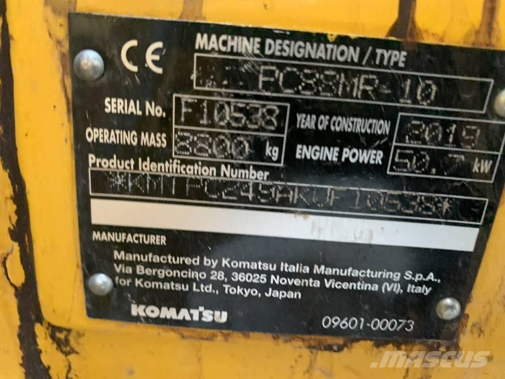 Komatsu PC 88 MR-10 Excavadoras sobre orugas
