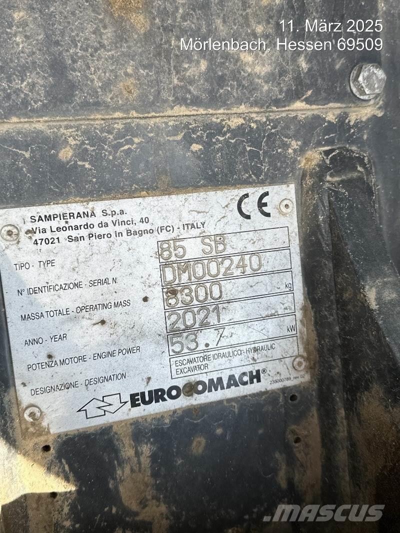 Eurocomach 85SB Miniexcavadoras