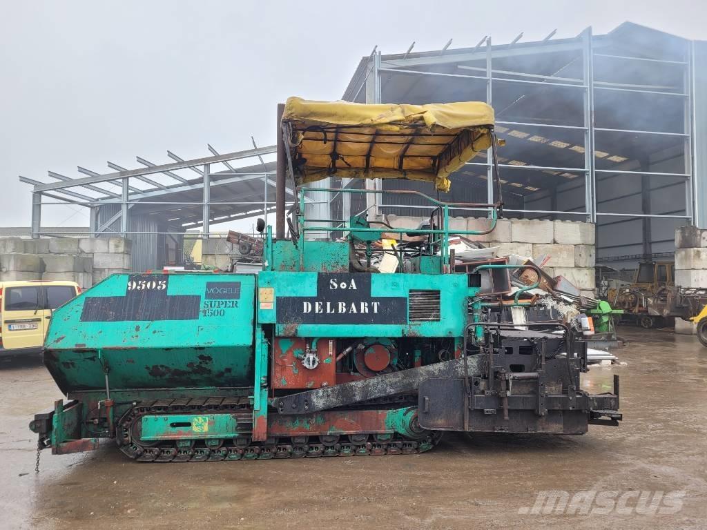 Vögele Super 1500 Asfaltadoras