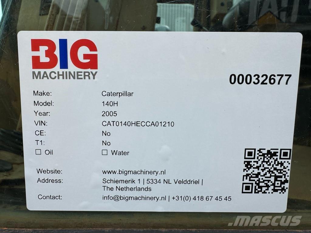 CAT 140H Niveladoras