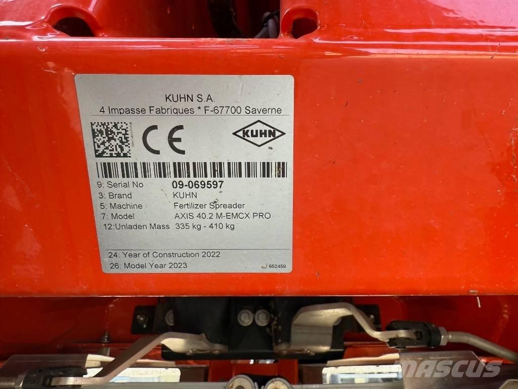 Kuhn AXIS 40.2 Pulverizadoras de fertilizante