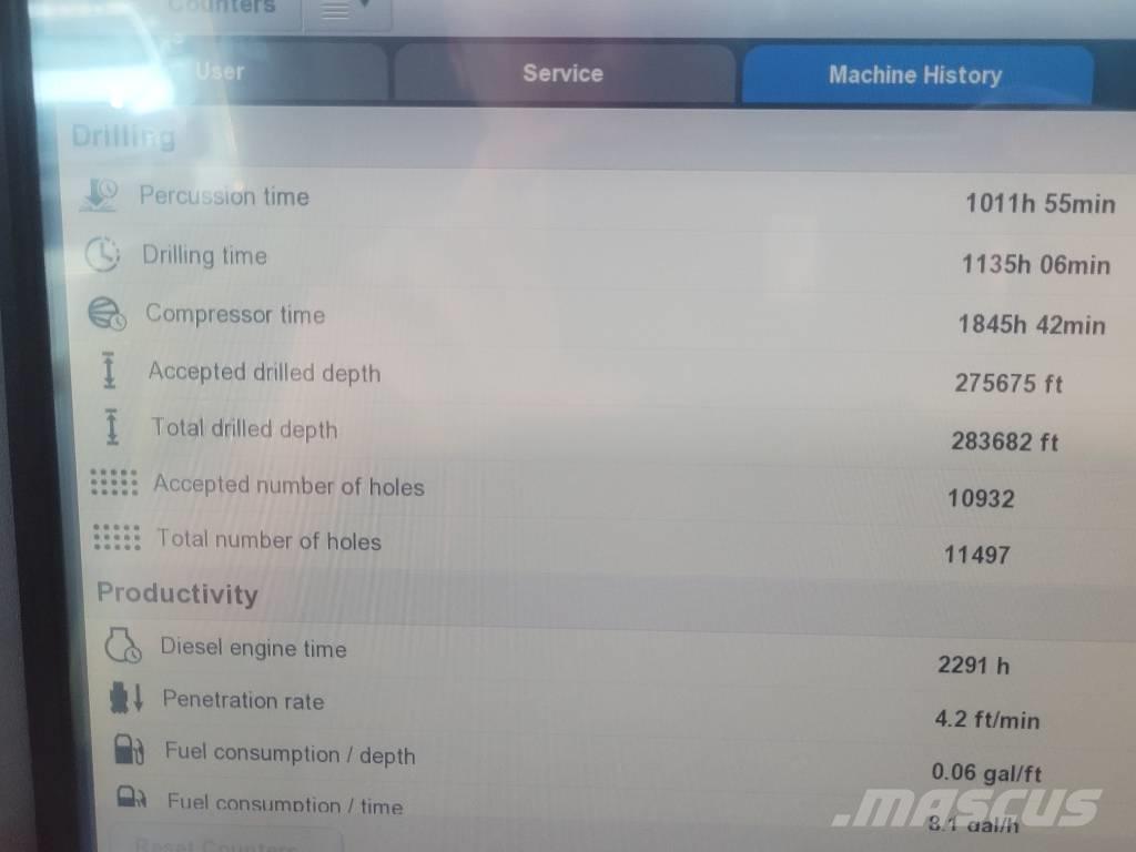 Sandvik DP 1500 i Perforadora de superficie