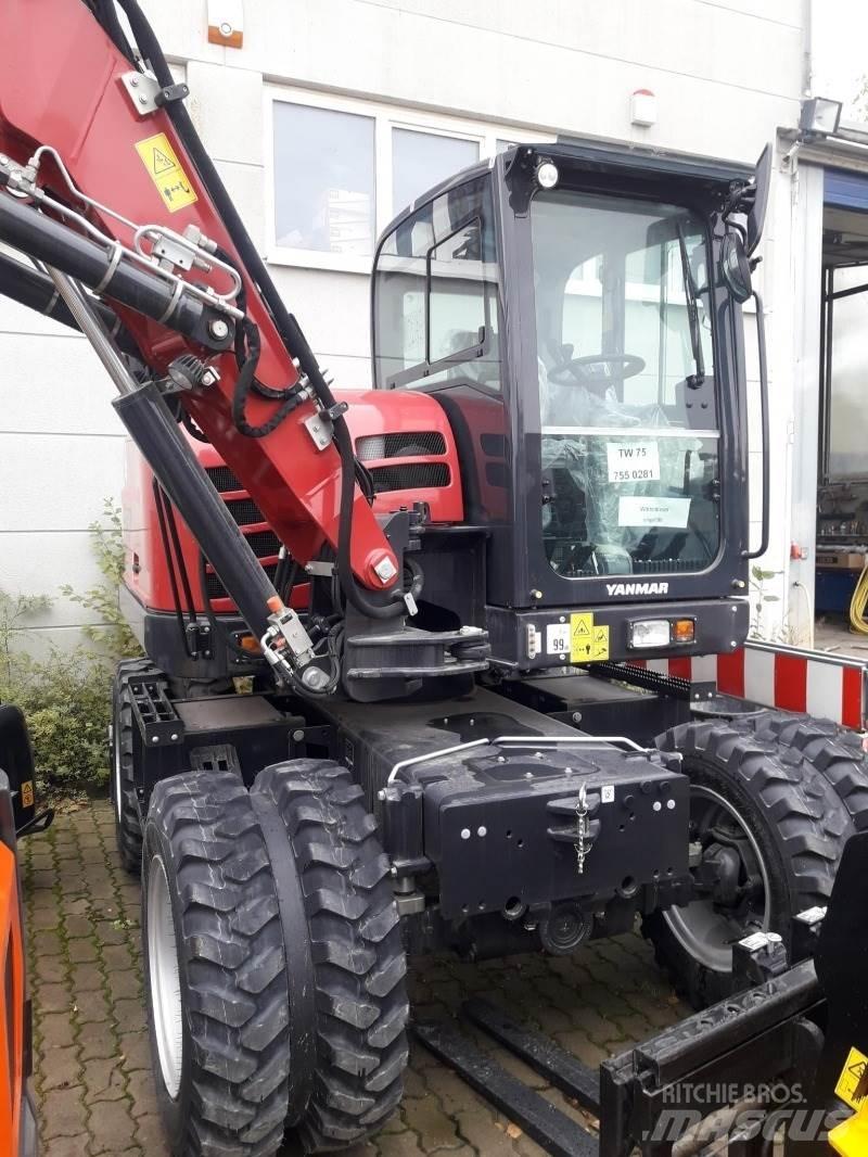 Yanmar B75W Excavadoras de ruedas