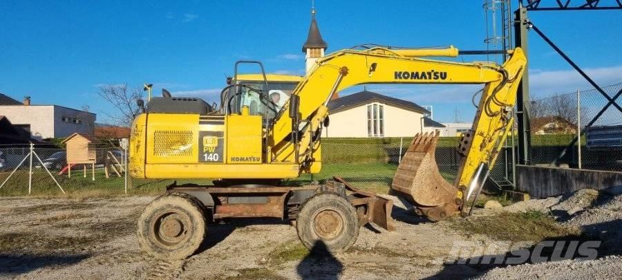 Komatsu PW 140-7 Excavadoras de ruedas