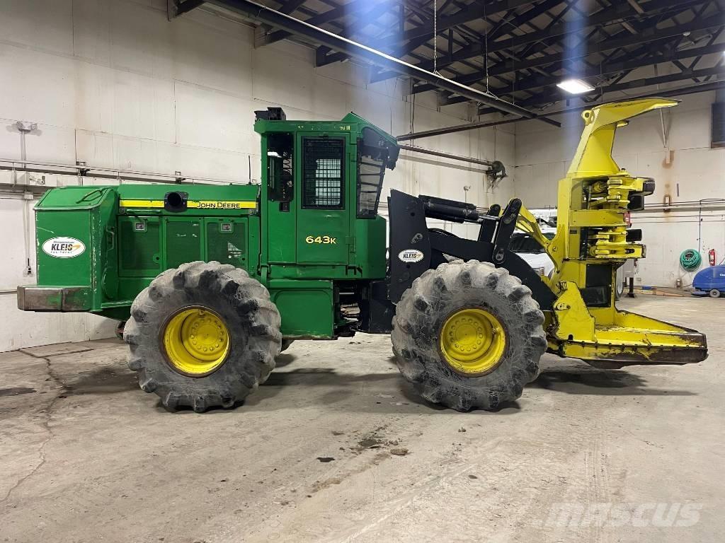 John Deere 643 K Taladoras apiladoras