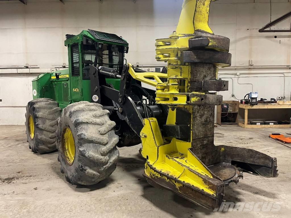 John Deere 643 K Taladoras apiladoras