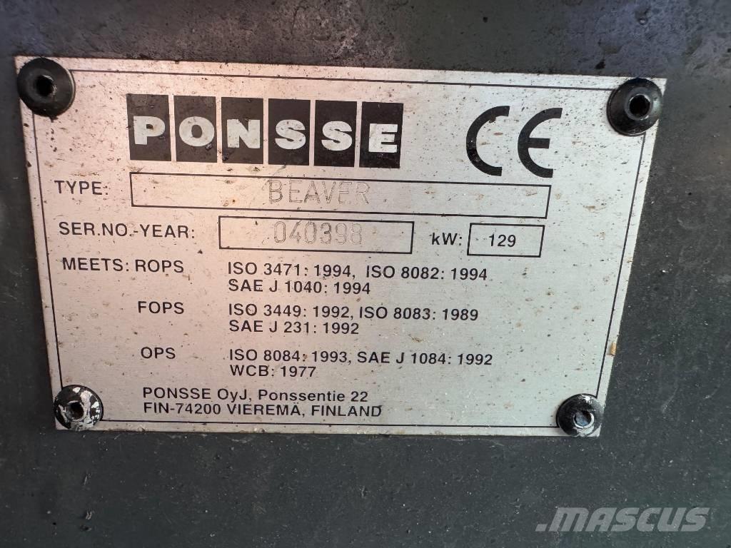 Ponsse Beaver Cosechadoras