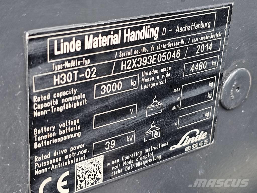 Linde H30T-02 Camiones LPG