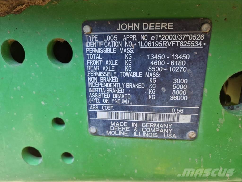John Deere 6195R Tractores