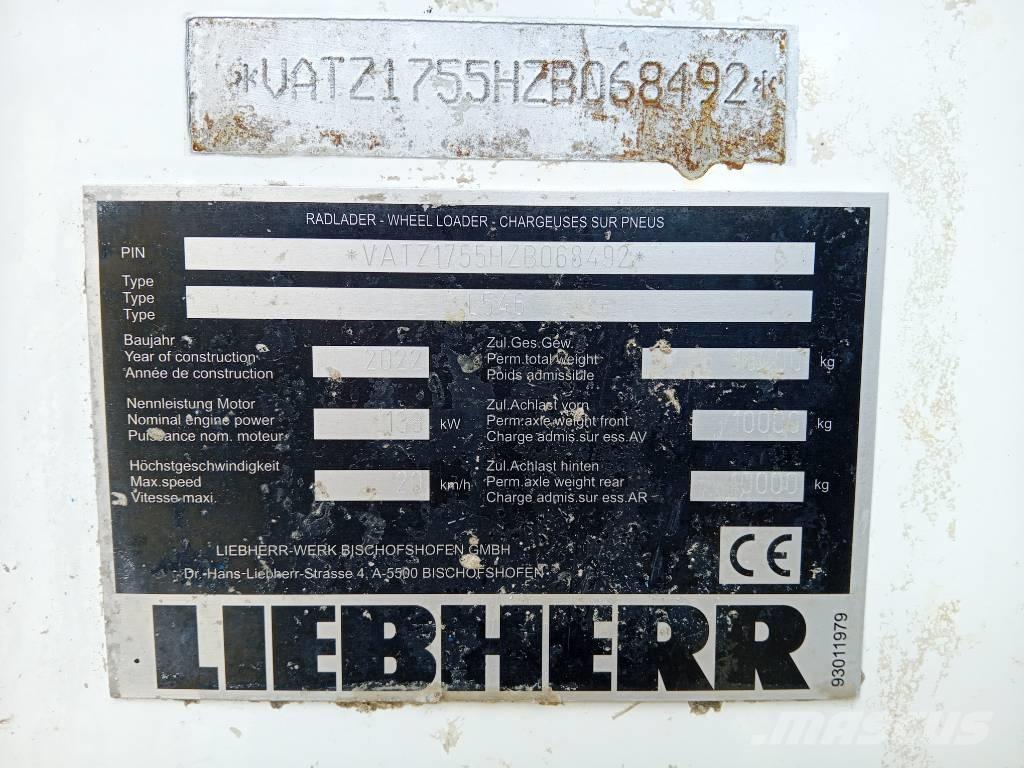 Liebherr L546 Cargadoras sobre ruedas