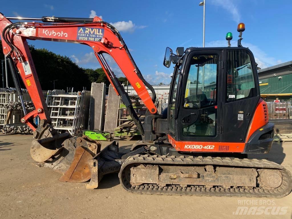 Kubota KX080-4a2 Excavadoras 7t - 12t