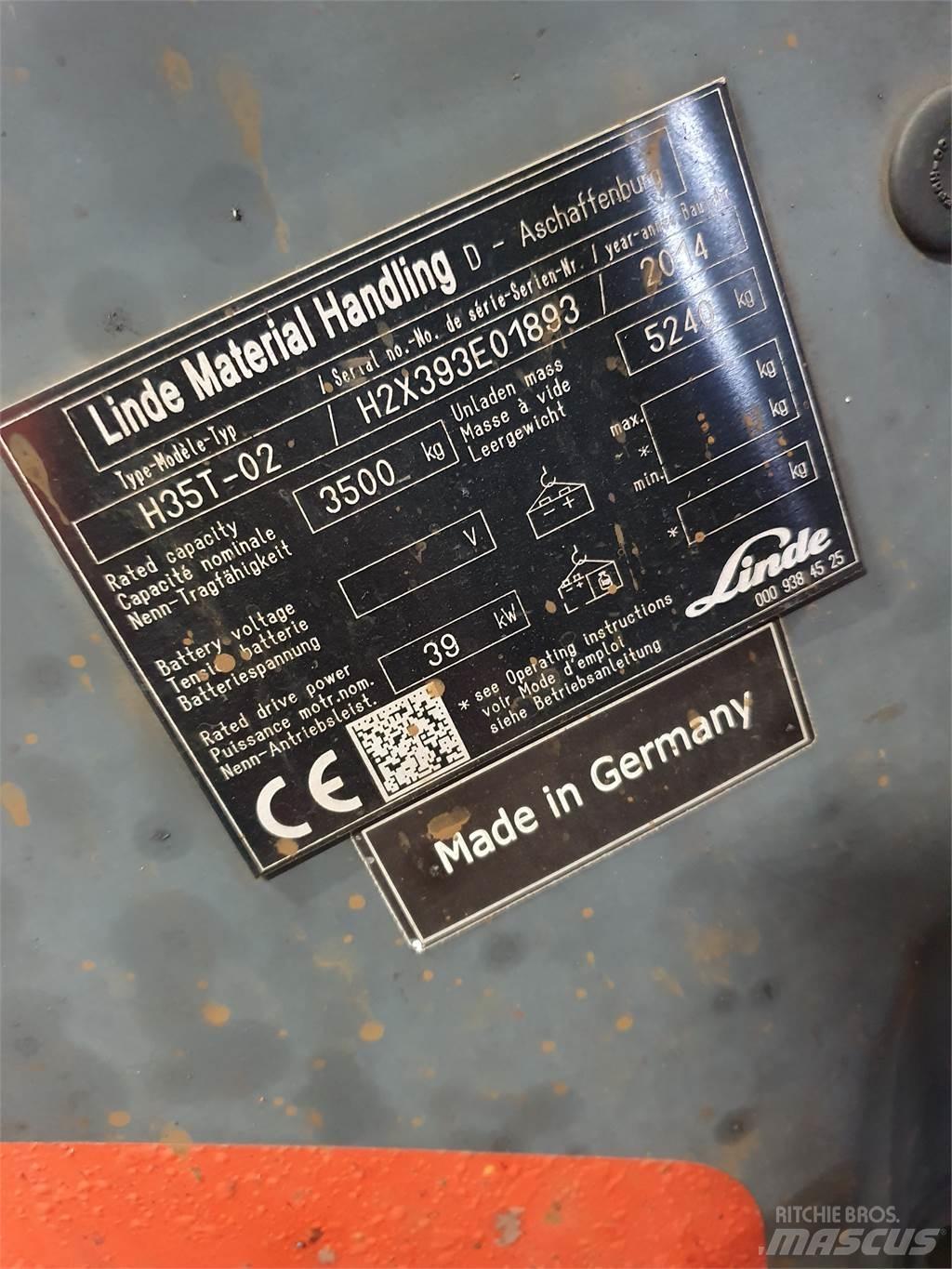 Linde H35T Camiones LPG