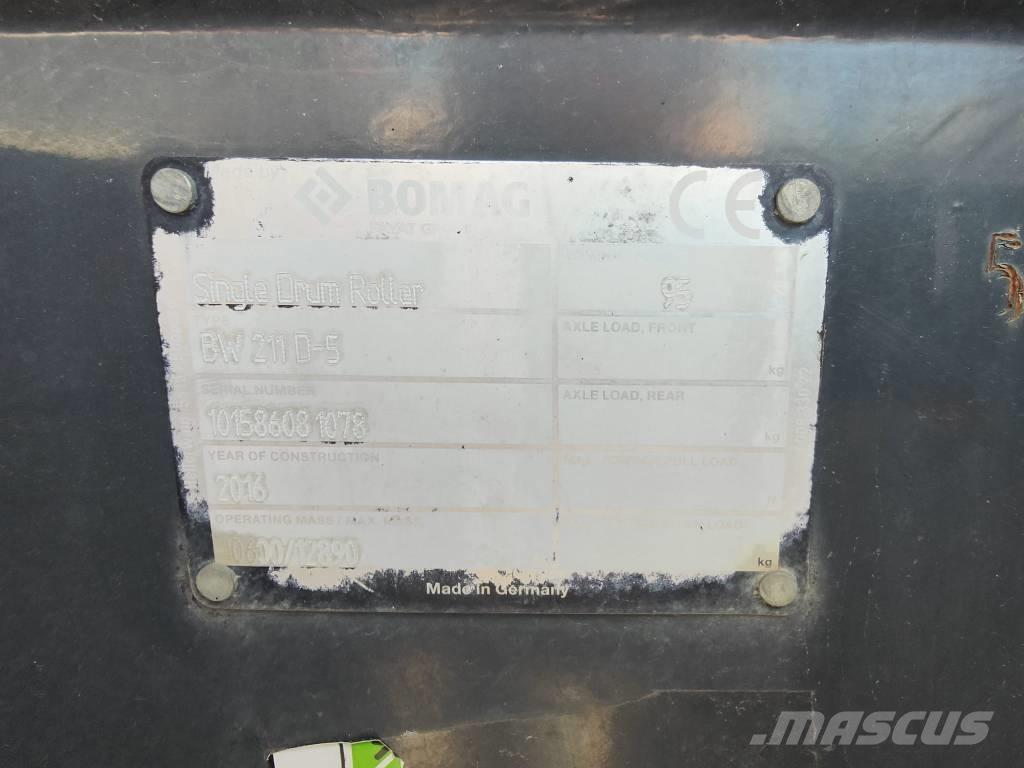 Bomag BW 211 D-50 Rodillos sobre neumáticos