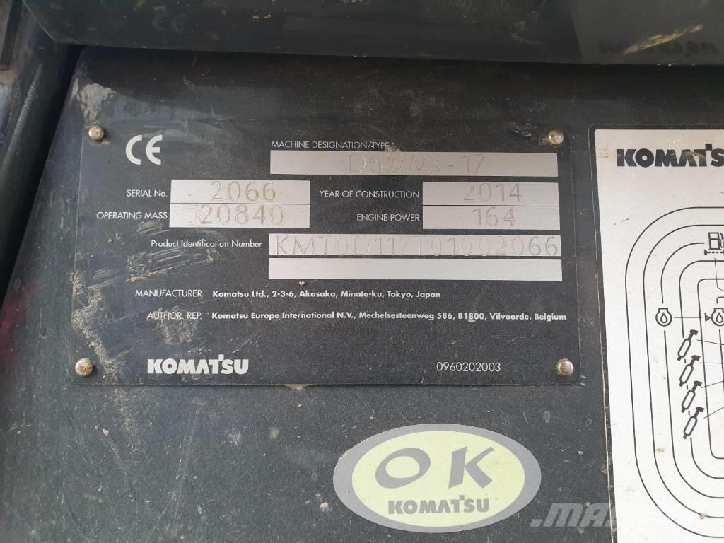 Komatsu D 65 WX-17 Buldozer sobre oruga