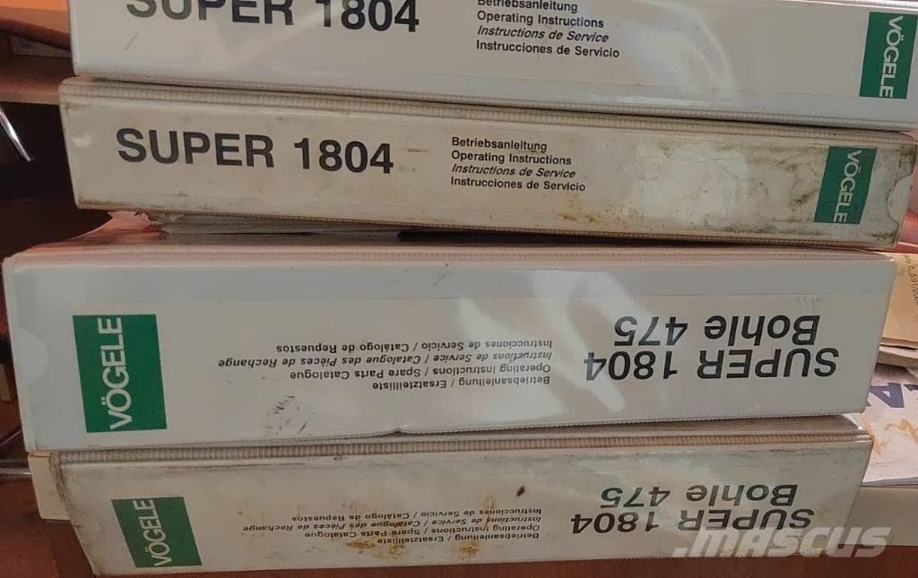 Vögele 1804 Asfaltadoras