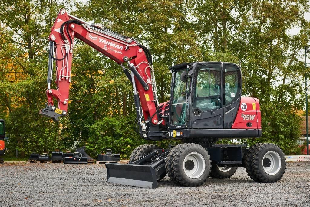 Yanmar B95W Excavadoras de ruedas