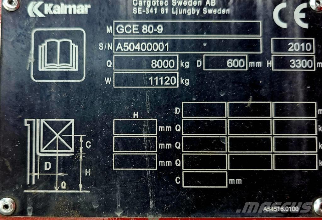 Kalmar GCE 80-9 Camiones LPG
