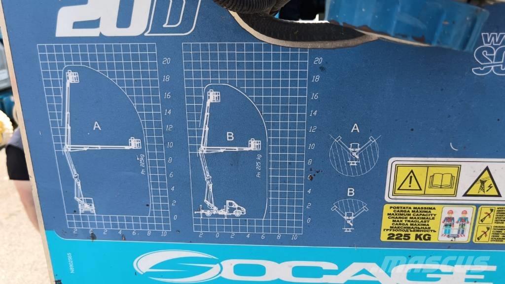 Socage 20d Plataformas sobre camión