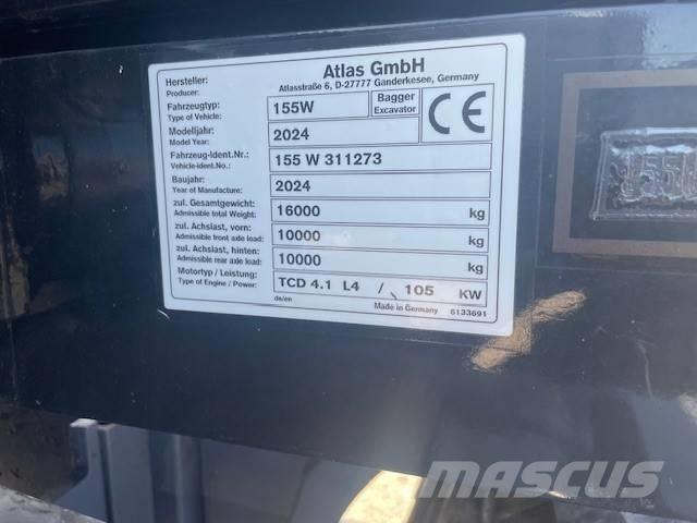 Atlas 155 W Excavadoras de ruedas