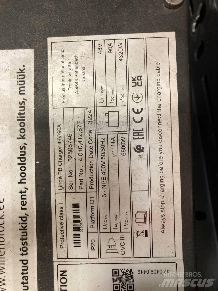 Linde R14/1120 Montacargas de alcance de gran altura