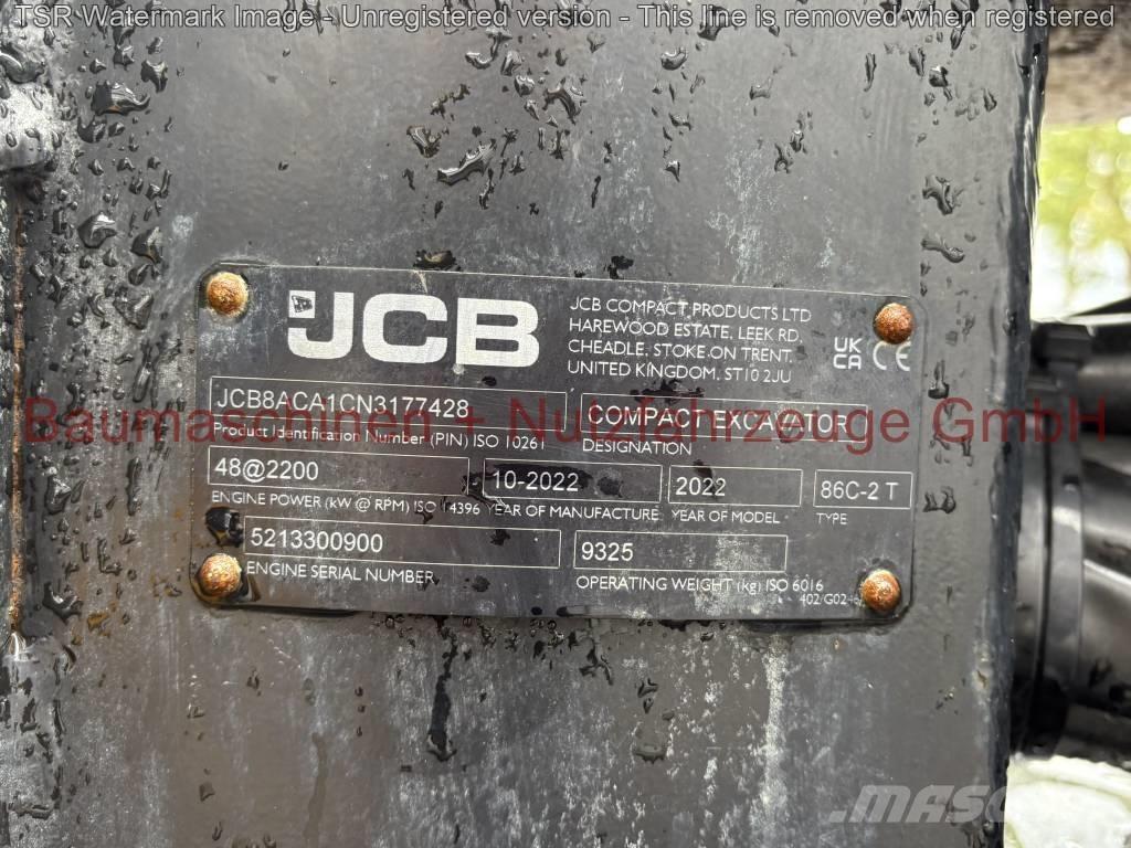 JCB 86C-2 TAB -Demo- Excavadoras 7t - 12t