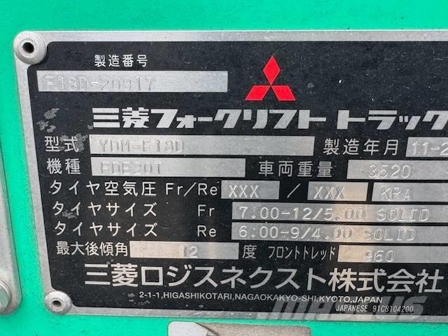 Mitsubishi FD 18 Camiones diesel