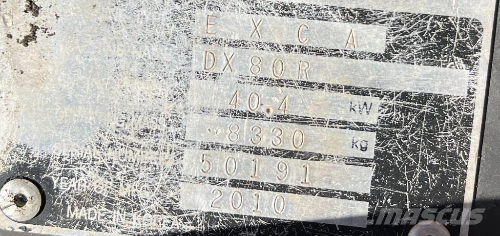 Doosan DX 80 R Excavadoras 7t - 12t