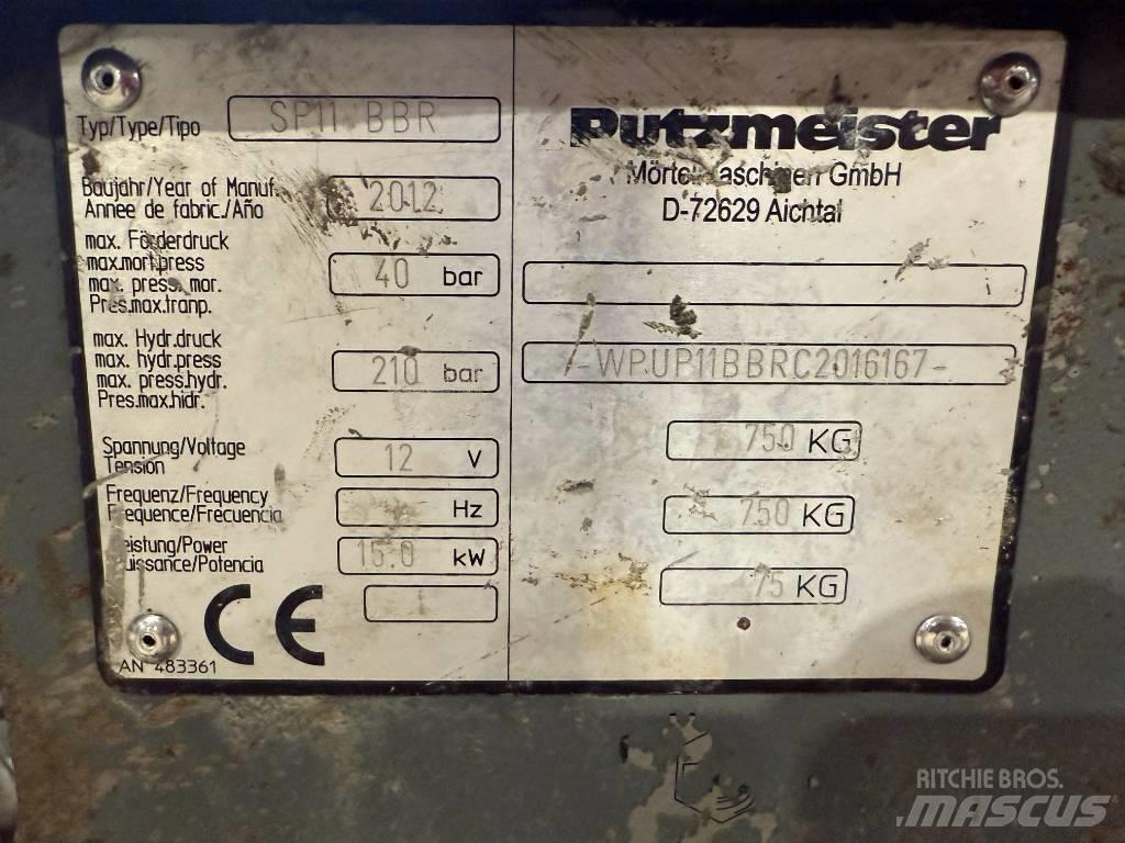 Putzmeister SP 11 Mezcladoras de cemento y hormigón