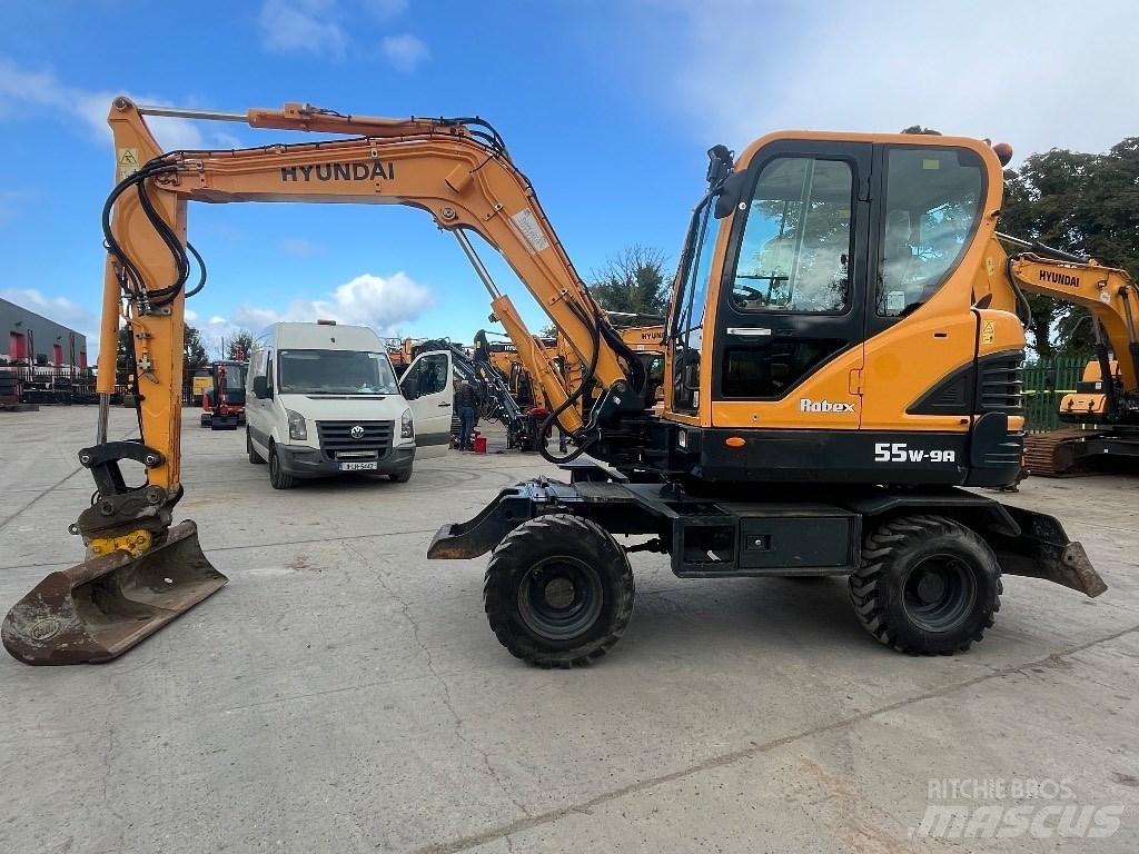 Hyundai R55W-9A Excavadoras de ruedas